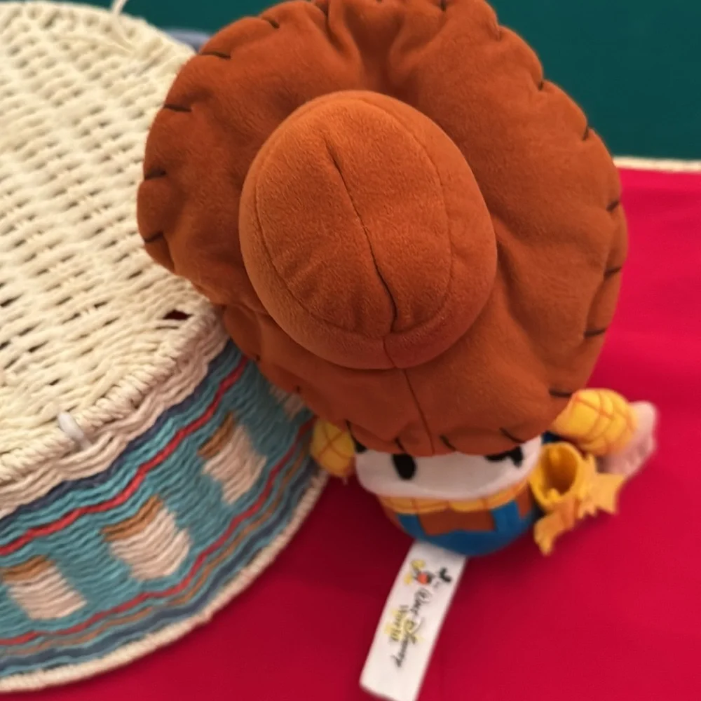 Woody Toy Story 11” red bandana, yellow sheriff’s star. Walt Disney World (OLCC)